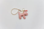 Pink/Blue Puppy Keychain